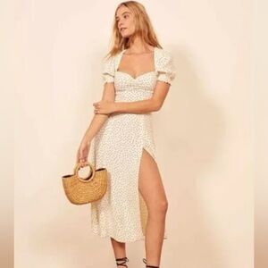 Reformation Lacey Dress in Pepper